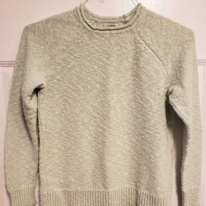 LL BEAN SWEATER - WOMENS S - LONG SLEEVE PULLOVER MINT COLOR - RN 71341